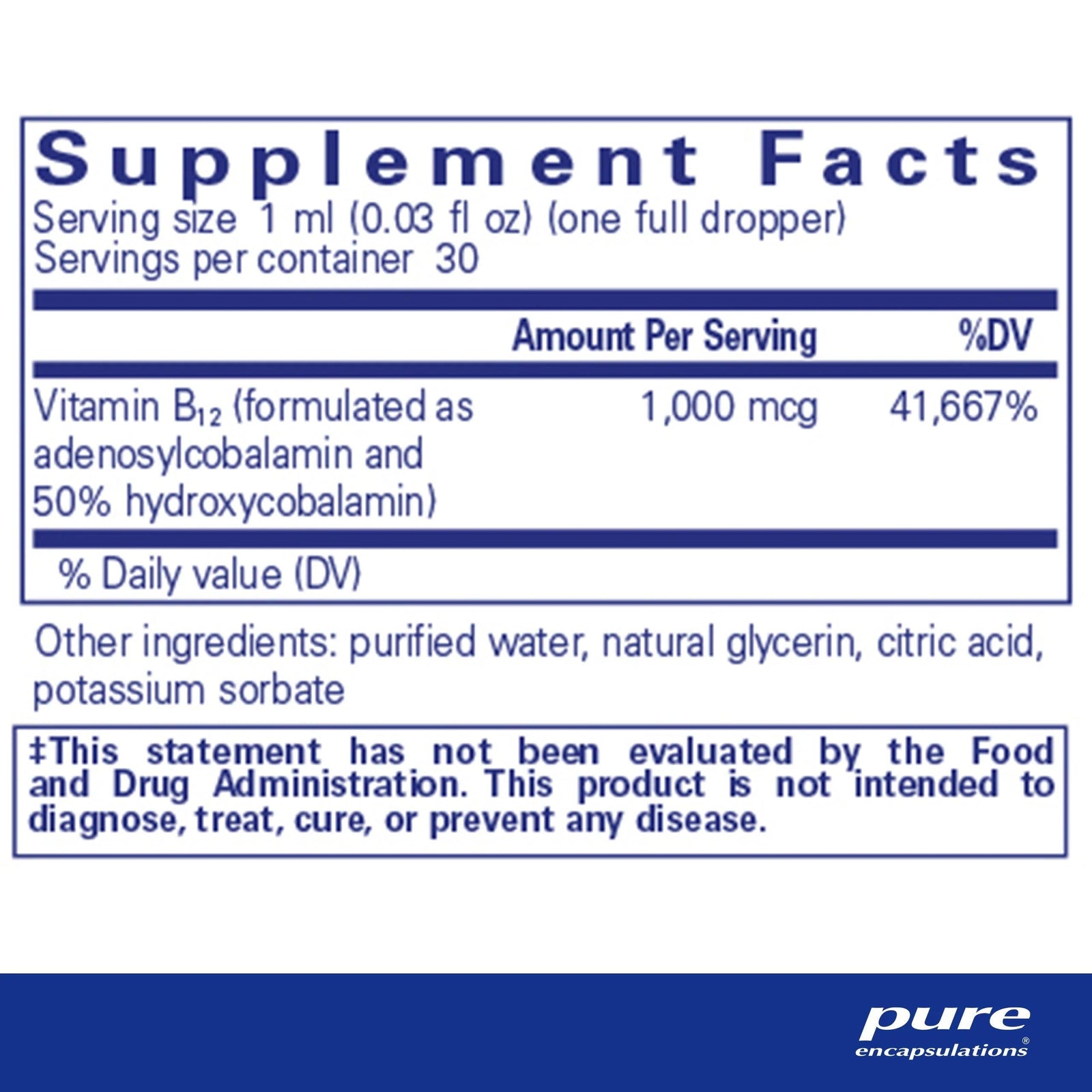 Adenosyl/Hydroxy B12 liquid - Pharmedico