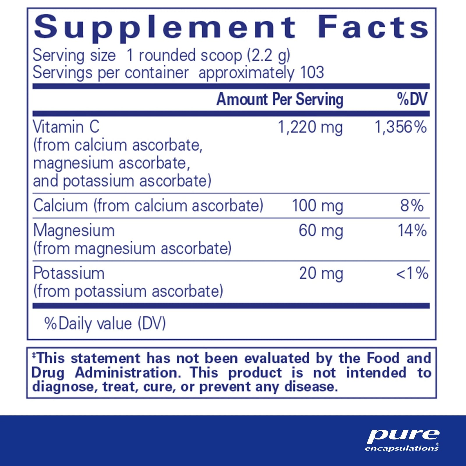 Buffered Ascorbic Acid powder - Pharmedico