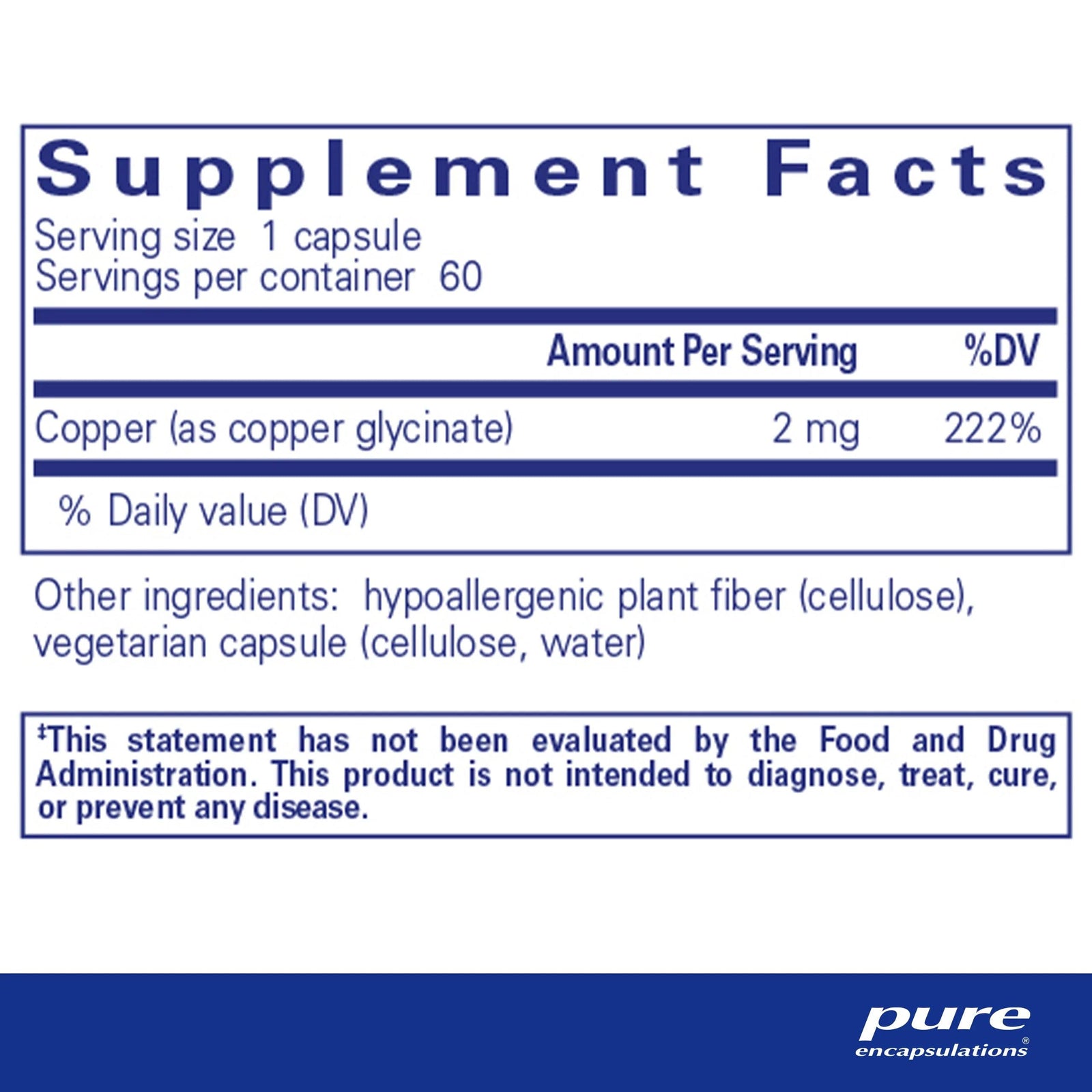 Copper (glycinate) - Pharmedico
