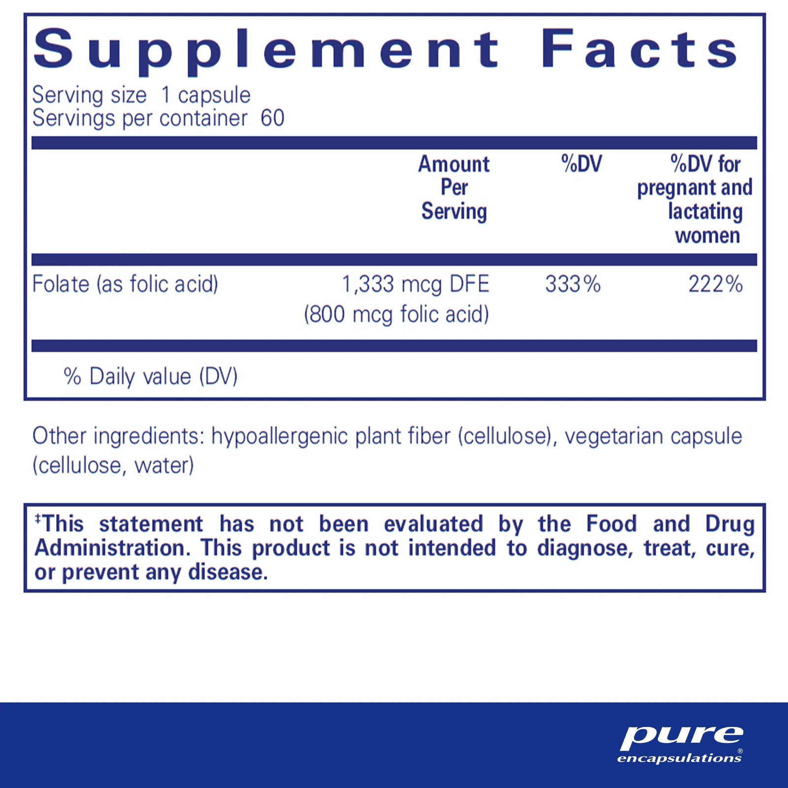 Folic Acid - Pharmedico