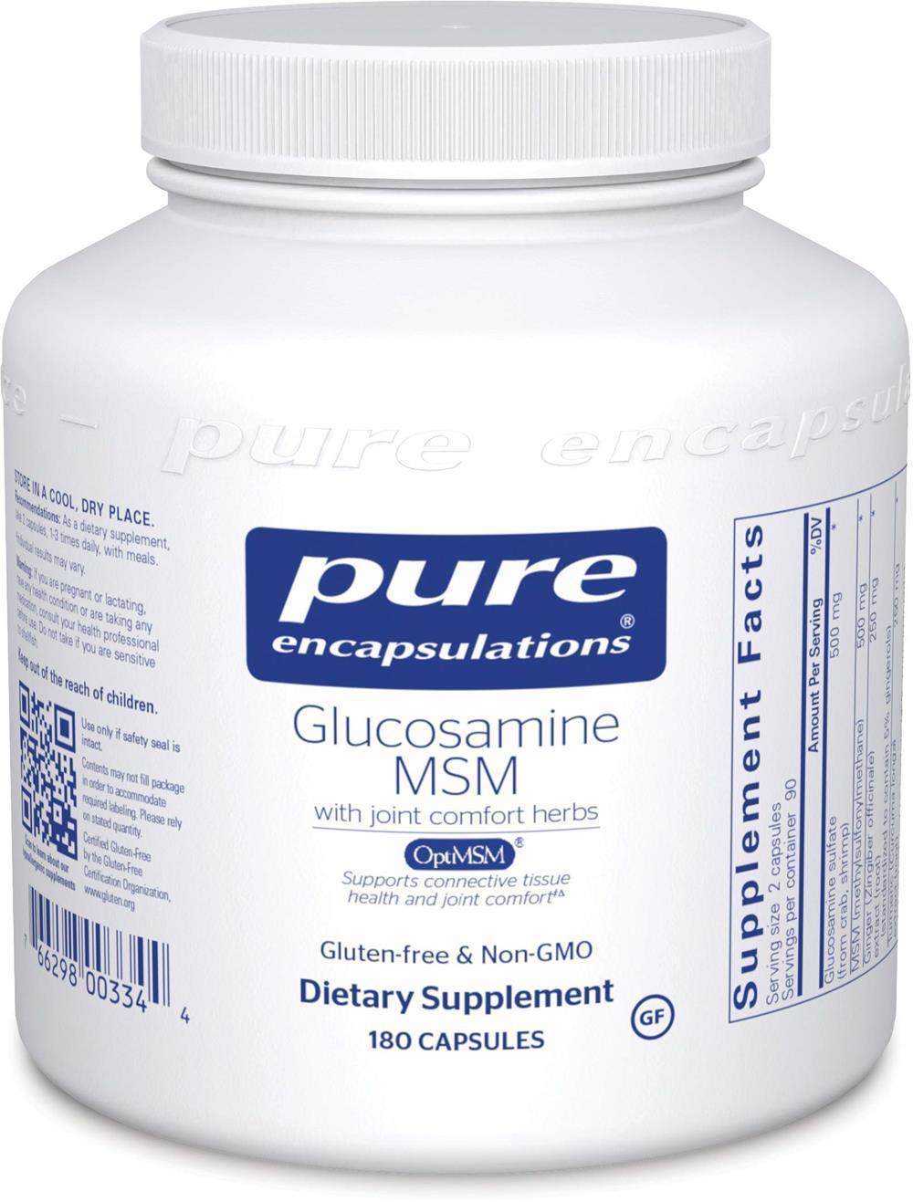 Glucosamine/MSM with joint comfort herbs - Pharmedico