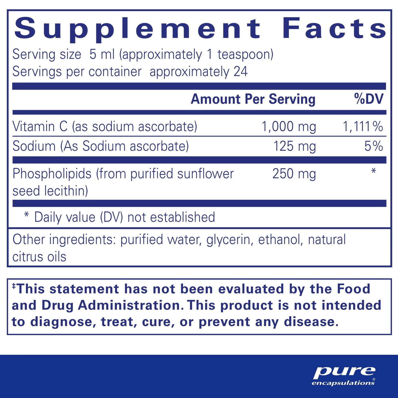 Liposomal Vitamin C liquid - Pharmedico
