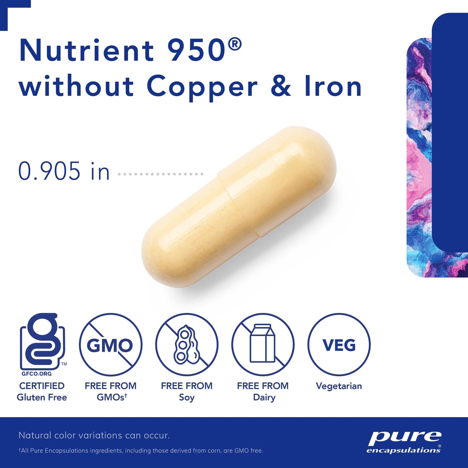 Nutrient 950® without Copper, Iron & Iodine - Pharmedico
