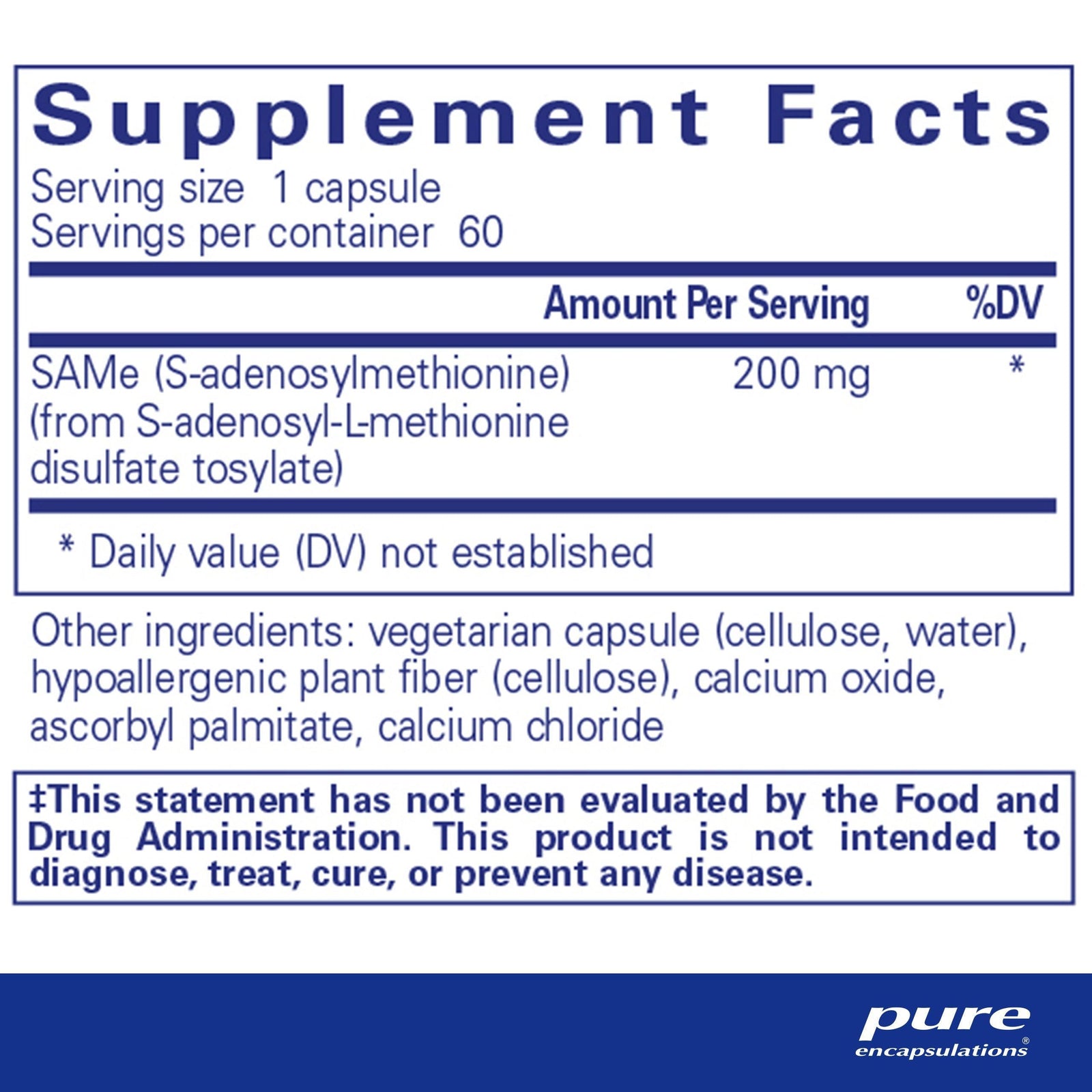 SAMe (S-Adenosylmethionine) - Pharmedico