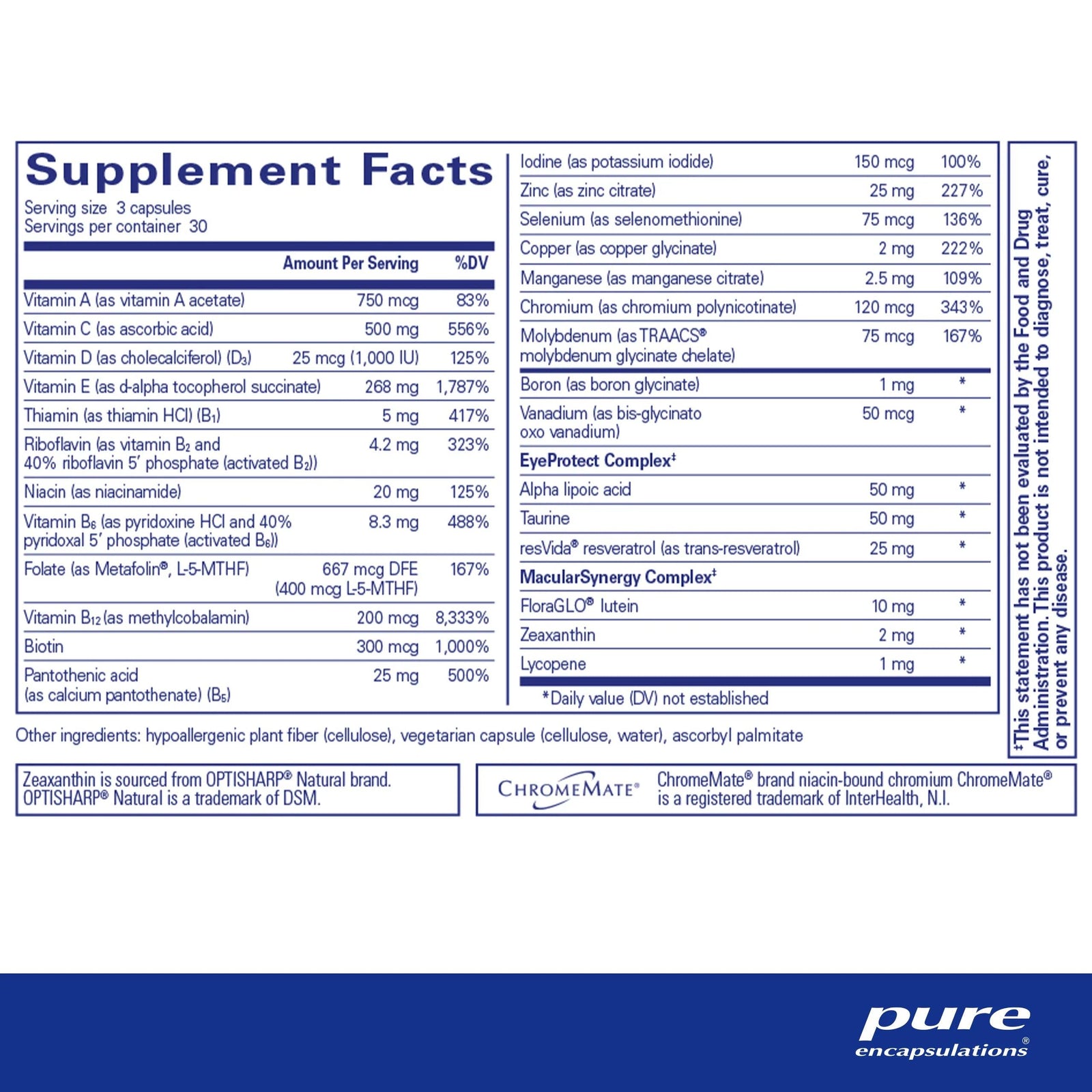 VisionPro Nutrients - Pharmedico
