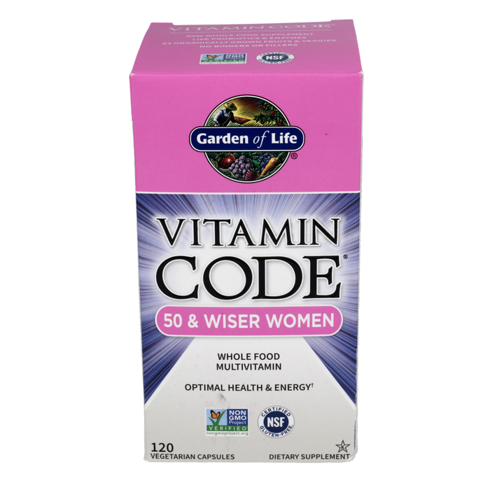 Vitamin Code 50 and Wiser Womens Multi