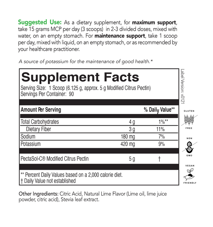 Pectasol pwd 450 lime fact
