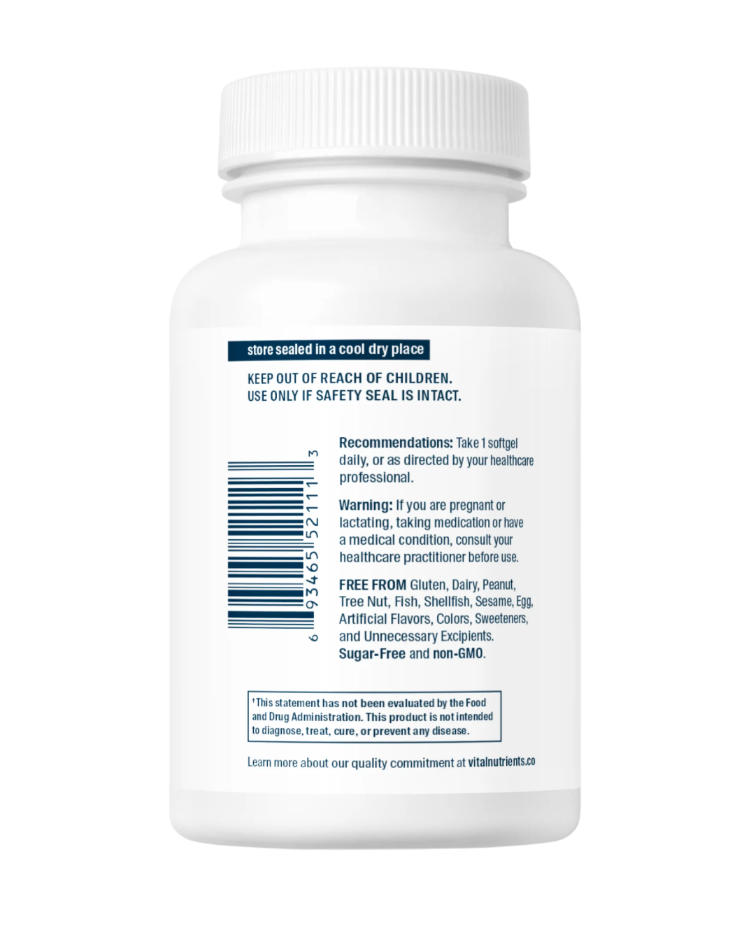 Vitamin E 400 (with mixed tocopherols) barcode