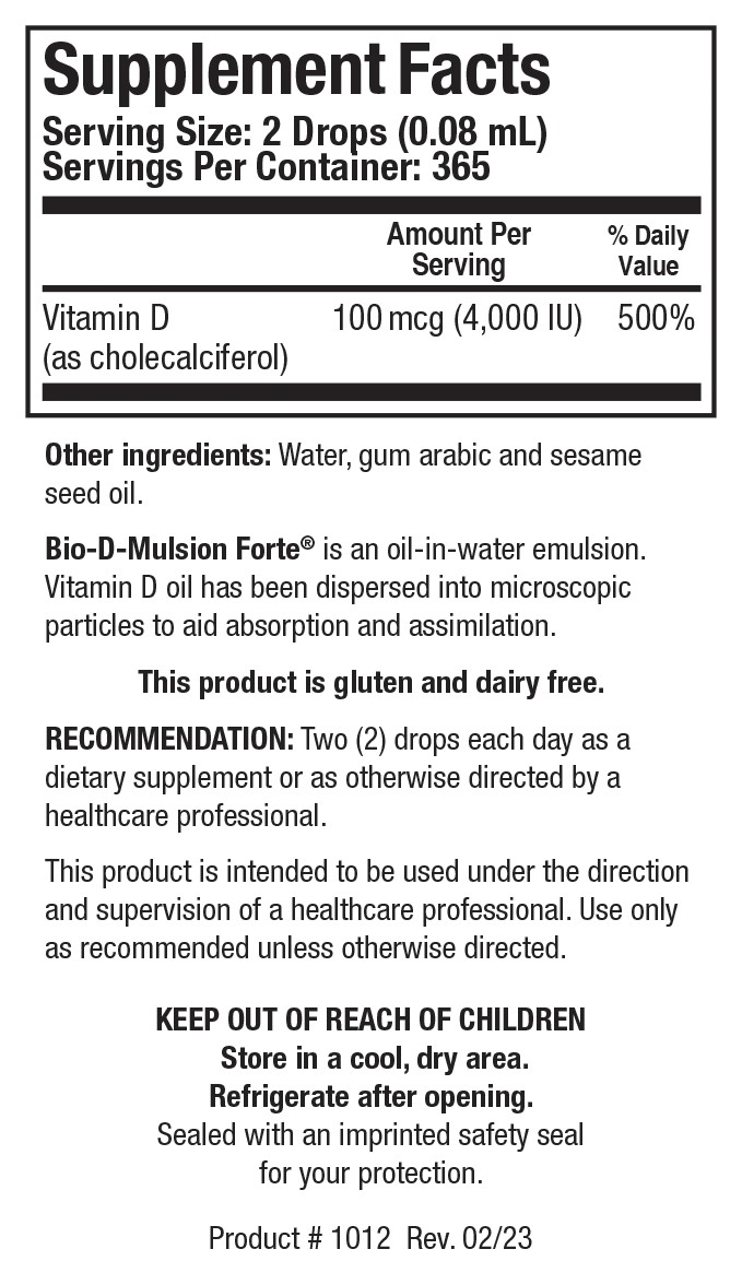 Bio-D-Mulsion Forte - Pharmedico