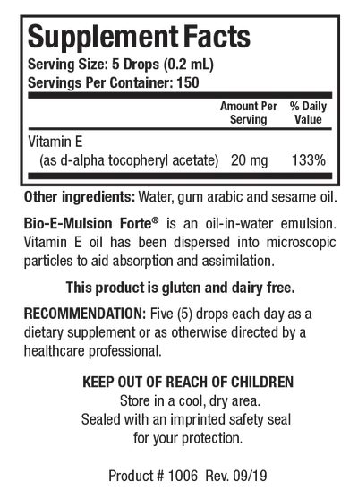 Bio-E-Mulsion Forte - Pharmedico