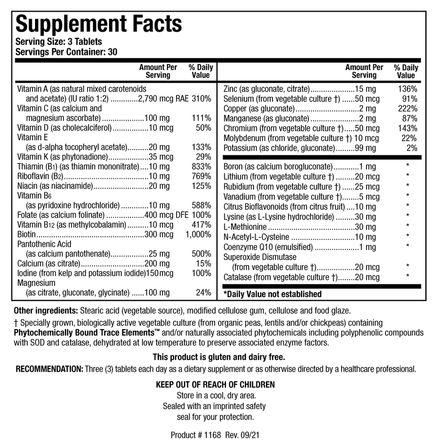 Bio-Multi Plus Iron Free - Pharmedico