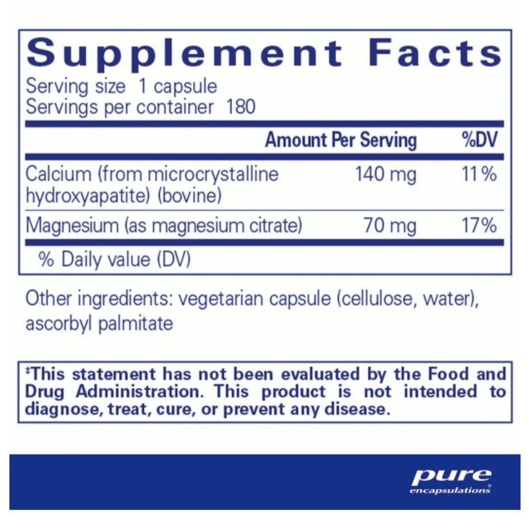 Calcium (MCHA) with Magnesium - Pharmedico