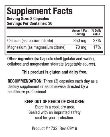 Ca/Mg-Zyme Caps - Pharmedico