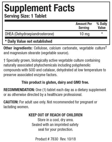 DHEA 10mg - Pharmedico