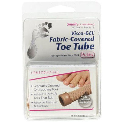 Visco-GEL Fabric-Covered Toe Tube #P1202