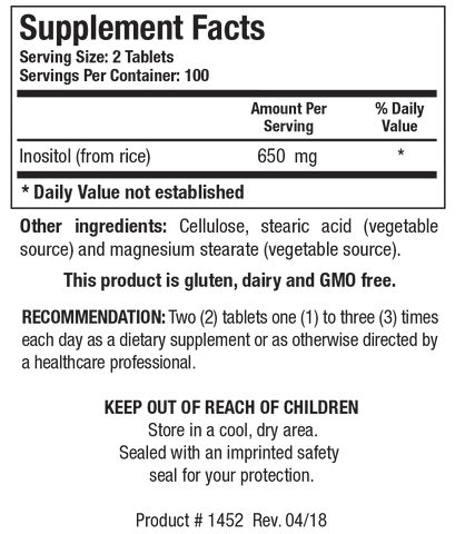 Inositol (from rice) - Pharmedico