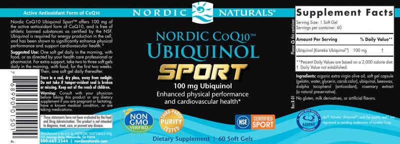 Nordic CoQ10 Ubiquinol™ Sport - Pharmedico