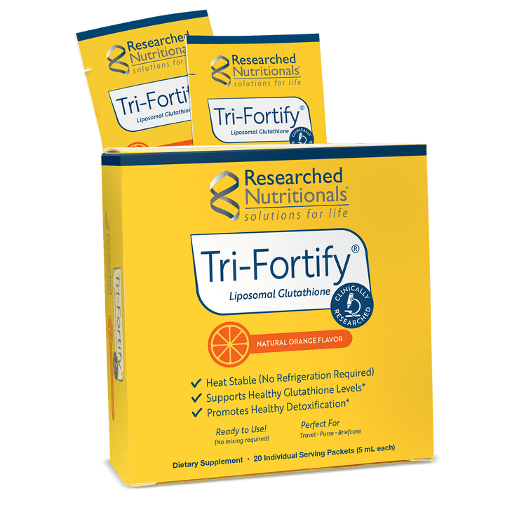 Tri-Fortify Liposomal Glutathione - Researched Nutritionals - Pharmedico Tri-Fortify Liposomal Glutathione - Researched Nutritionals - Pharmedico