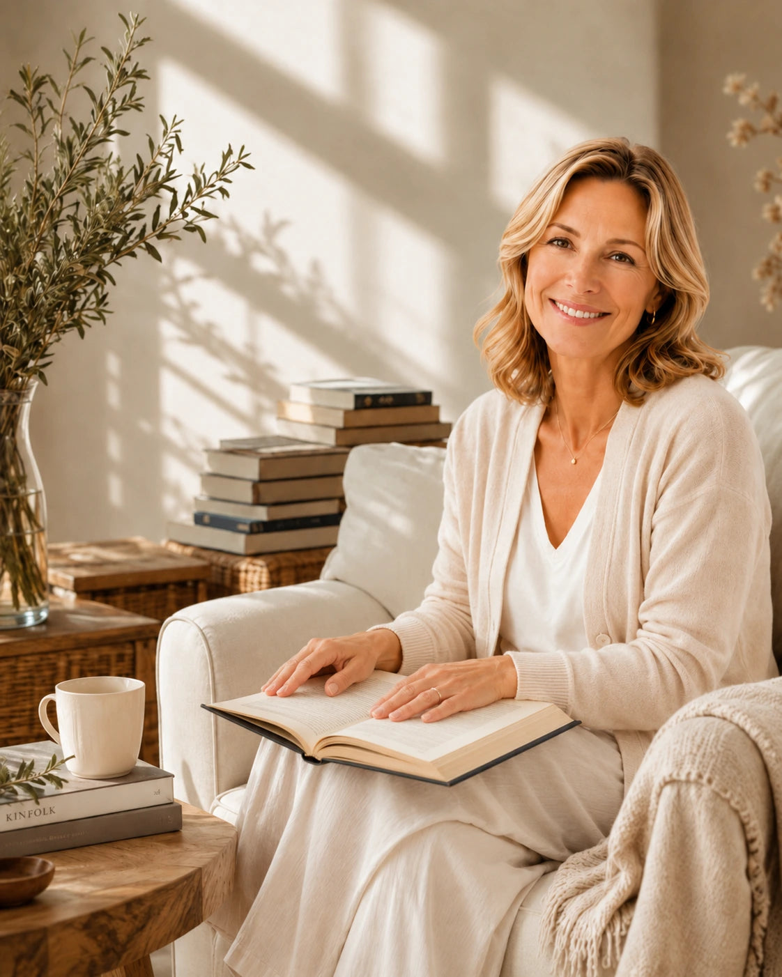 woman-rest-hand-on-book