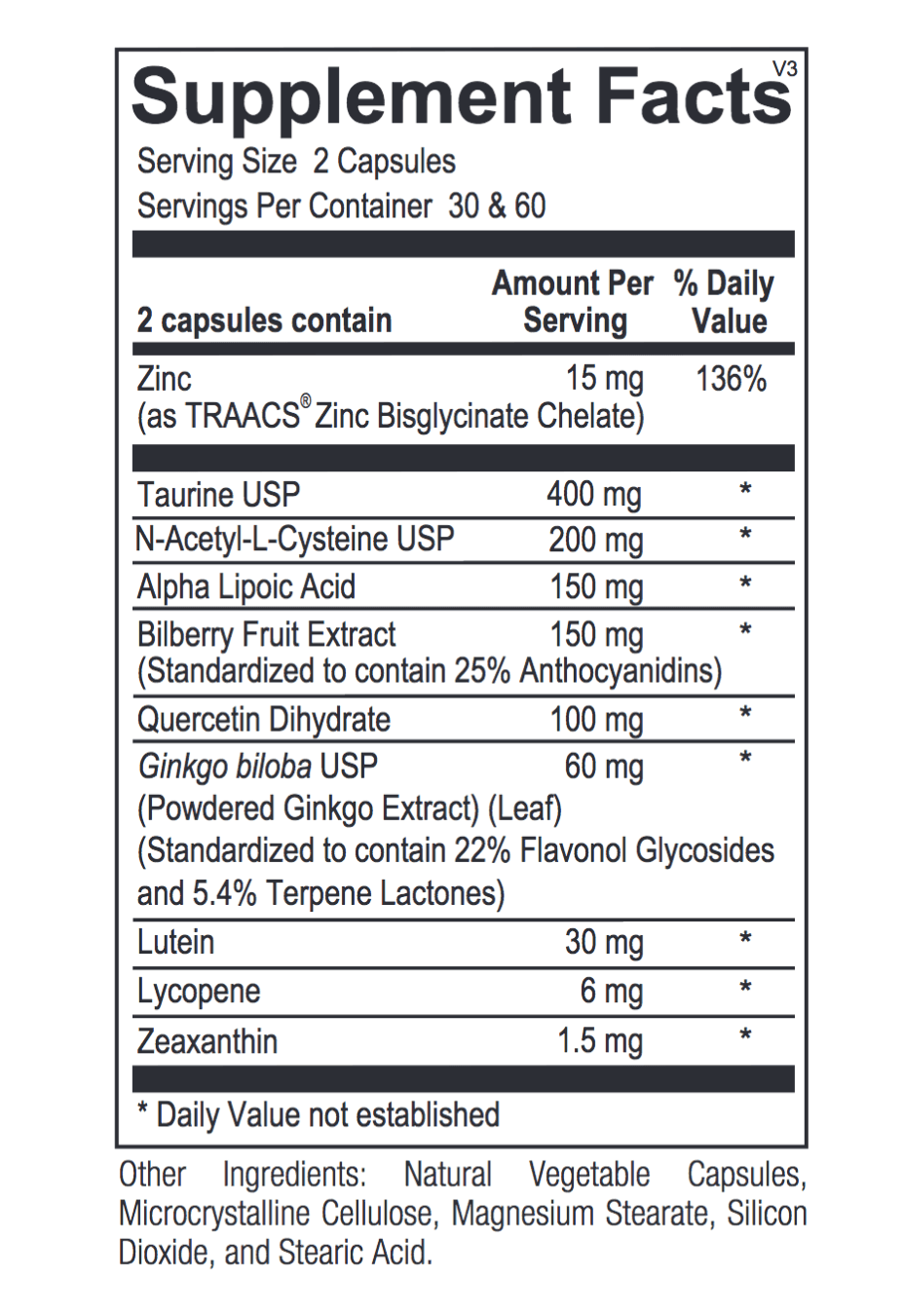 4sight supplement facts - Pharmedico