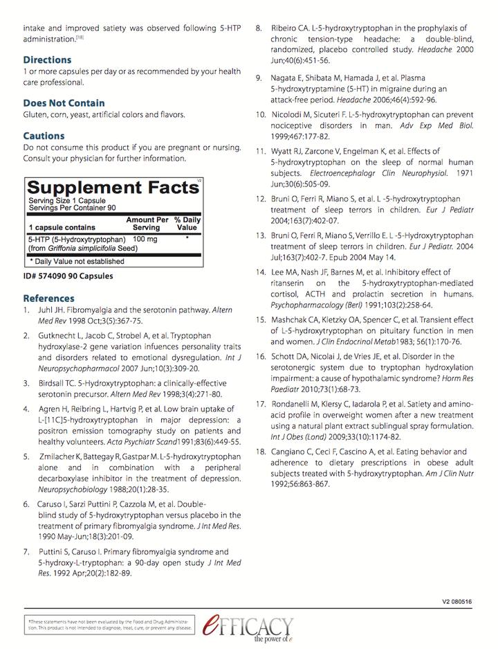 5htp clinical references - Pharmedico