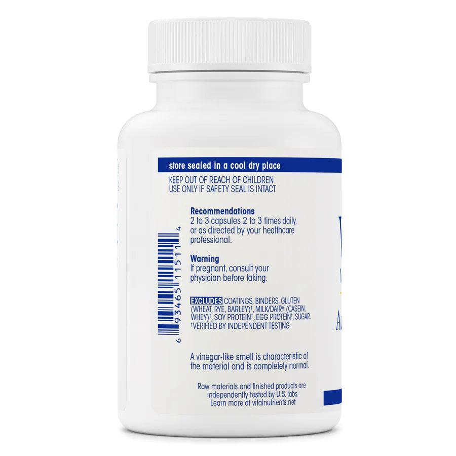 Acetyl L-Carnitine 500mg - Vital Nutrients - Pharmedico Acetyl L-Carnitine 500mg - Vital Nutrients - Pharmedico
