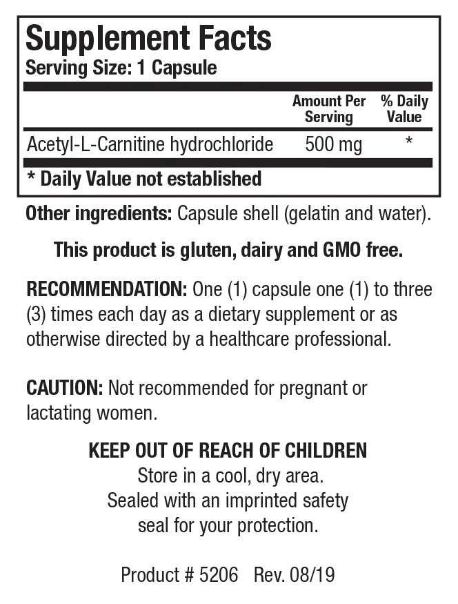 Acetyl-L-Carnitine - Biotics Research