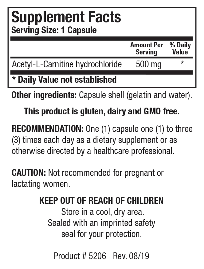 Acetyl-L-Carnitine - Pharmedico