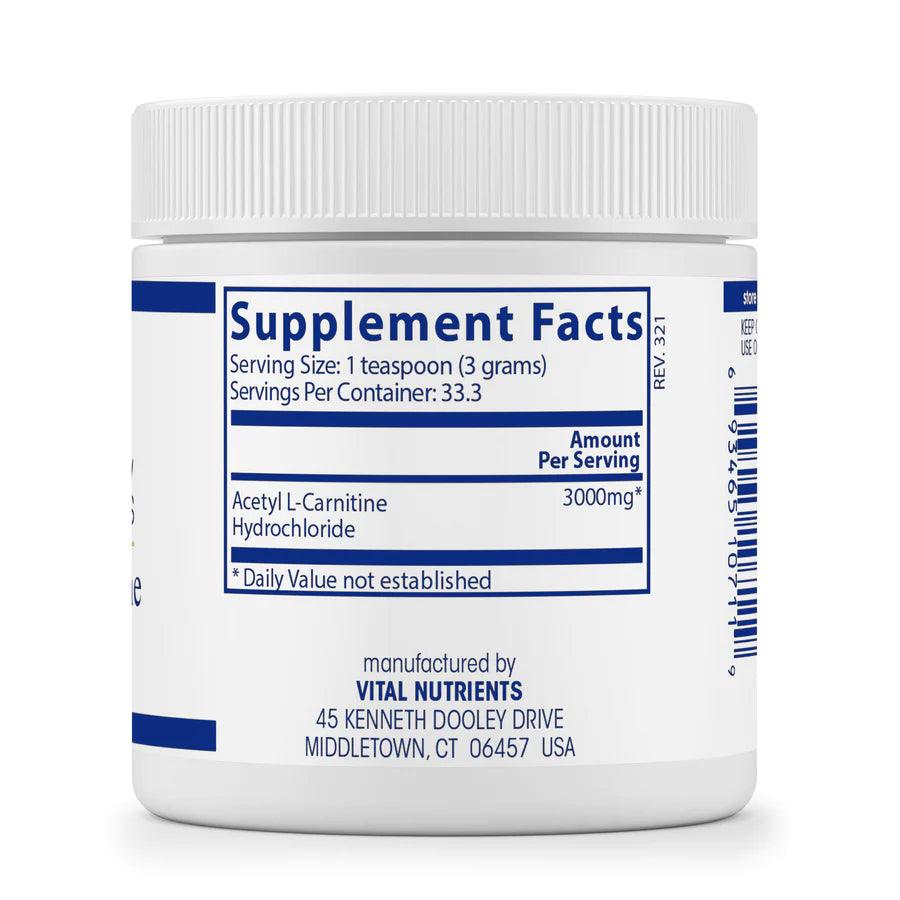 Freak Athletics Acetyl L-Carnitine Powder - 100g Pure ALCAR, Energy & Metabolism Support L Carnitine Supplement Freak Athletics Acetyl L-Carnitine Powder - 100g Pure ALCAR, Energy & Metabolism Support L Carnitine Supplement