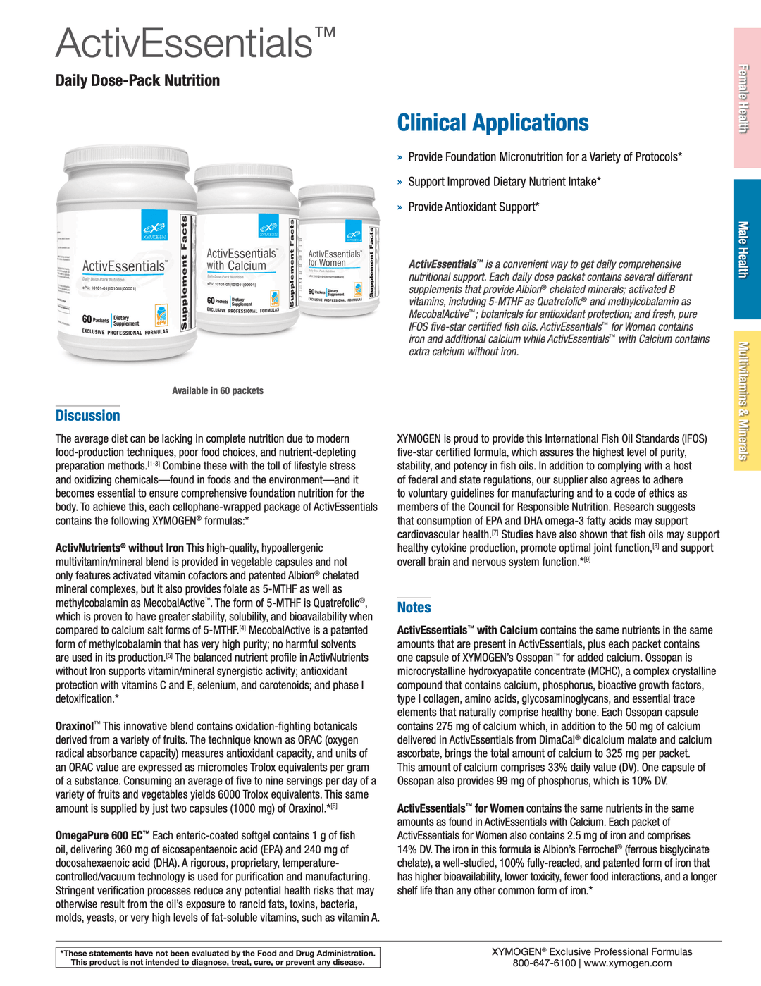 activessentials info sheet 1