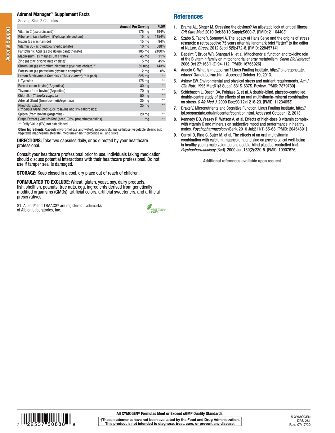 adrenal manager info 2