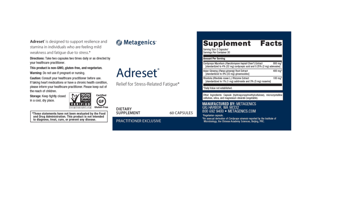 Photo of Adreset label