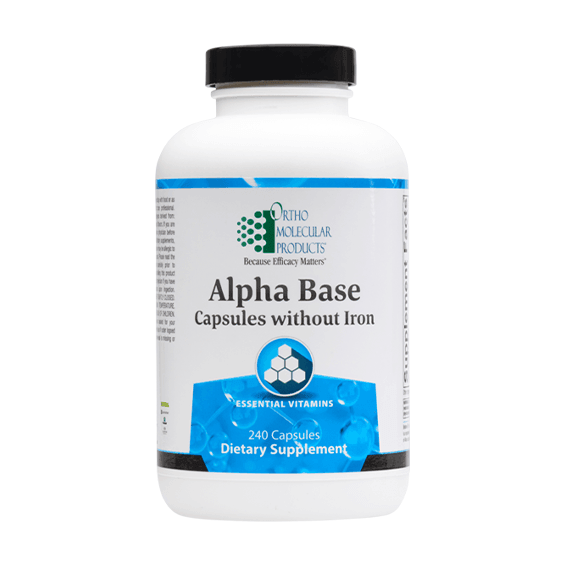 Alpha Base Capsules withOUT Iron 240ct - Pharmedico