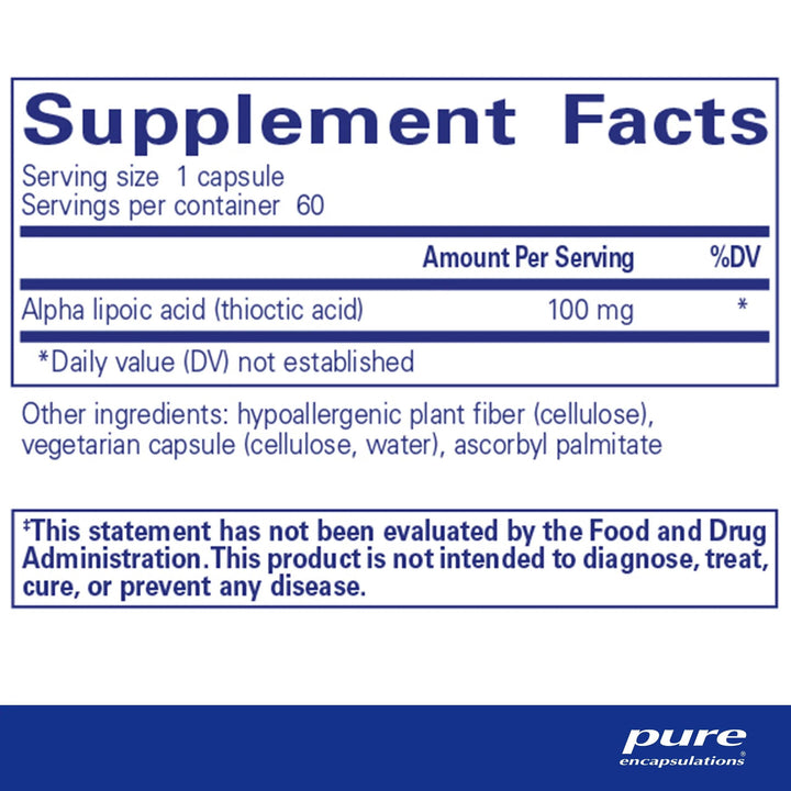 Alpha Lipoic Acid - Pharmedico