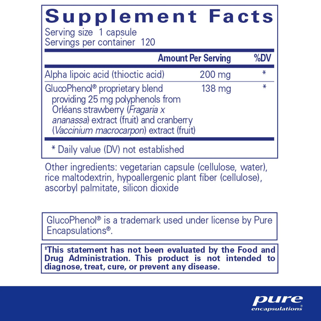 Alpha Lipoic Acid with GlucoPhenol® - Pharmedico