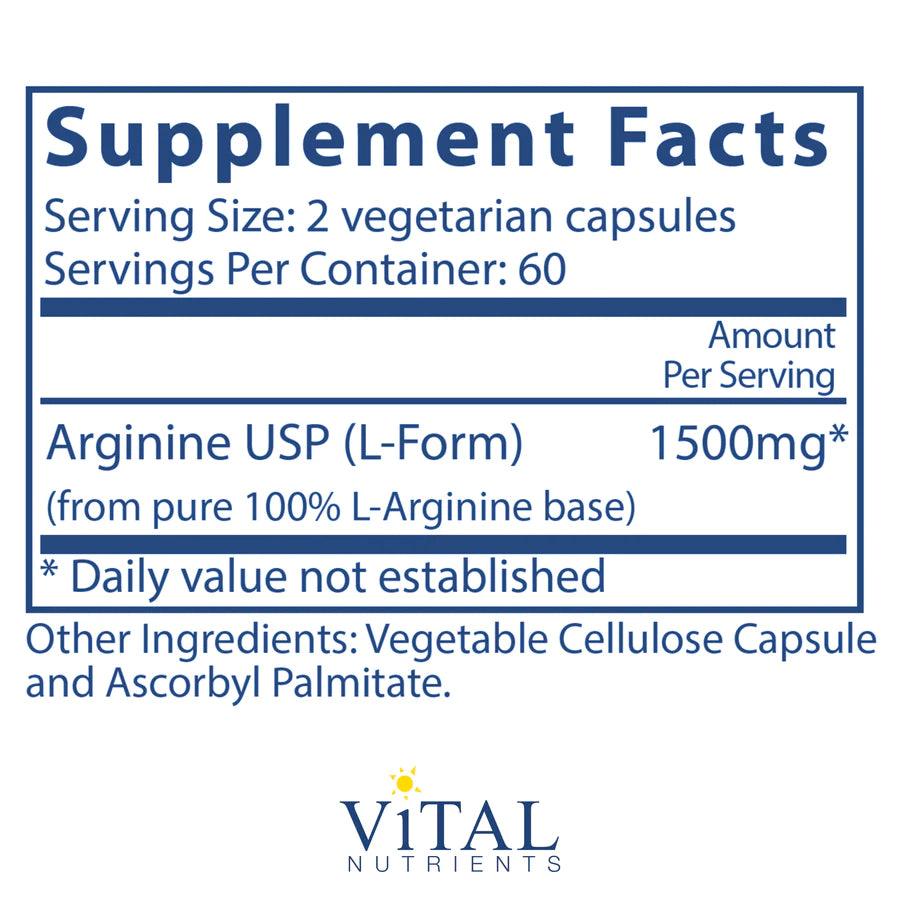 Arginine 1500mg - Pharmedico