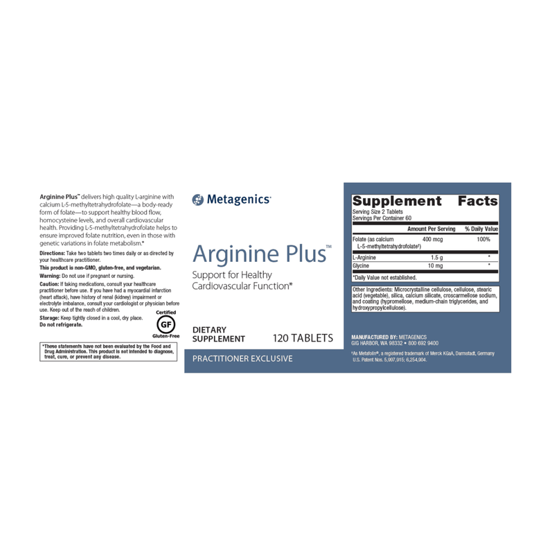 Arginine Plus label