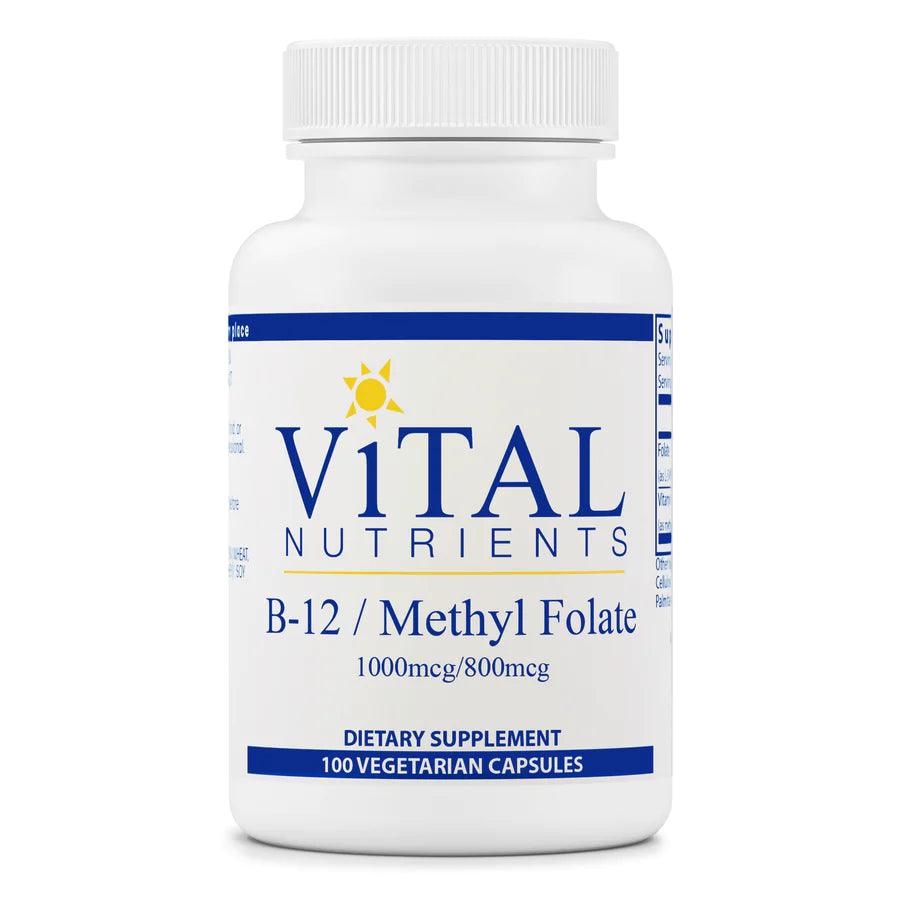 B-12/Methyl Folate 1000mcg/800mcg - Pharmedico
