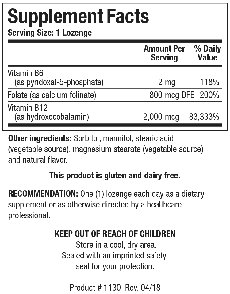 B12-2000 Lozenges - Pharmedico