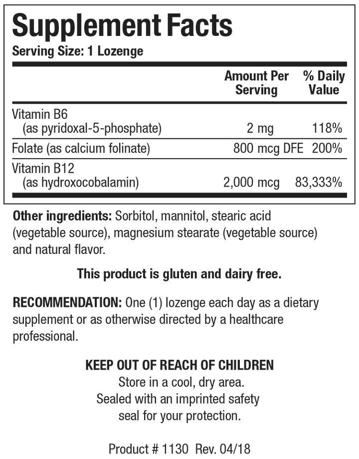 B12-2000 Lozenges - Pharmedico