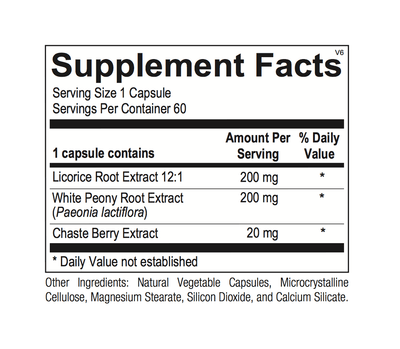 Balance supplement facts - Pharmedico