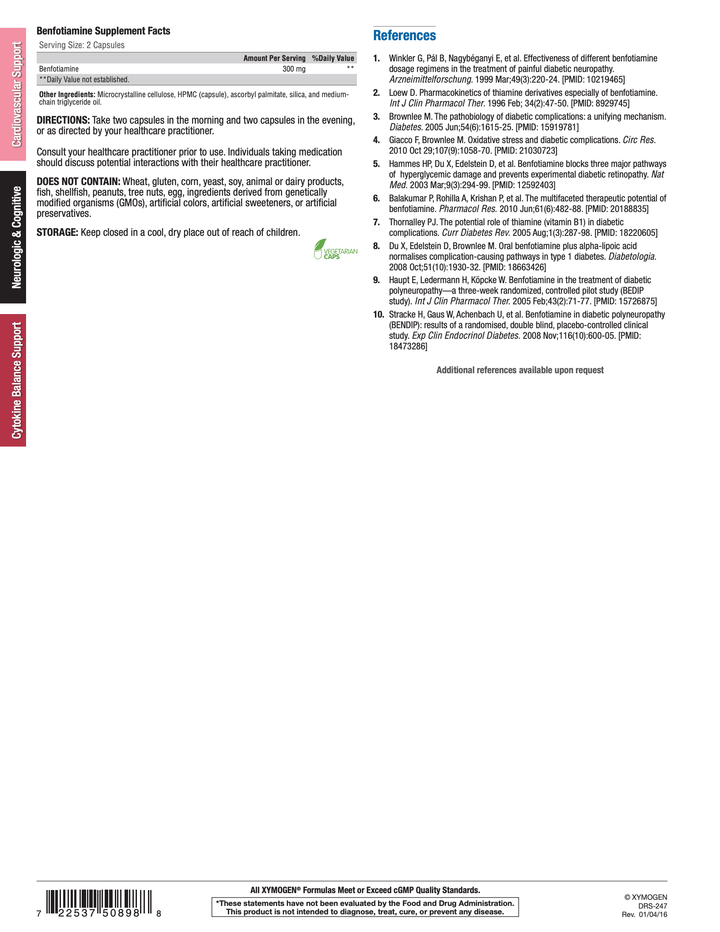 benfotiamine info 2