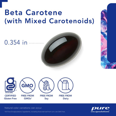 Beta Carotene (with Mixed Carotenoids) - Pharmedico