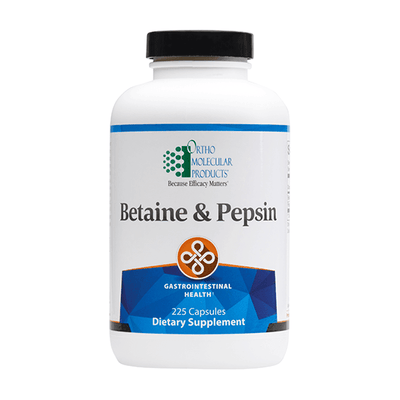 betaine & pepsin 225ct bottle - Pharmedico