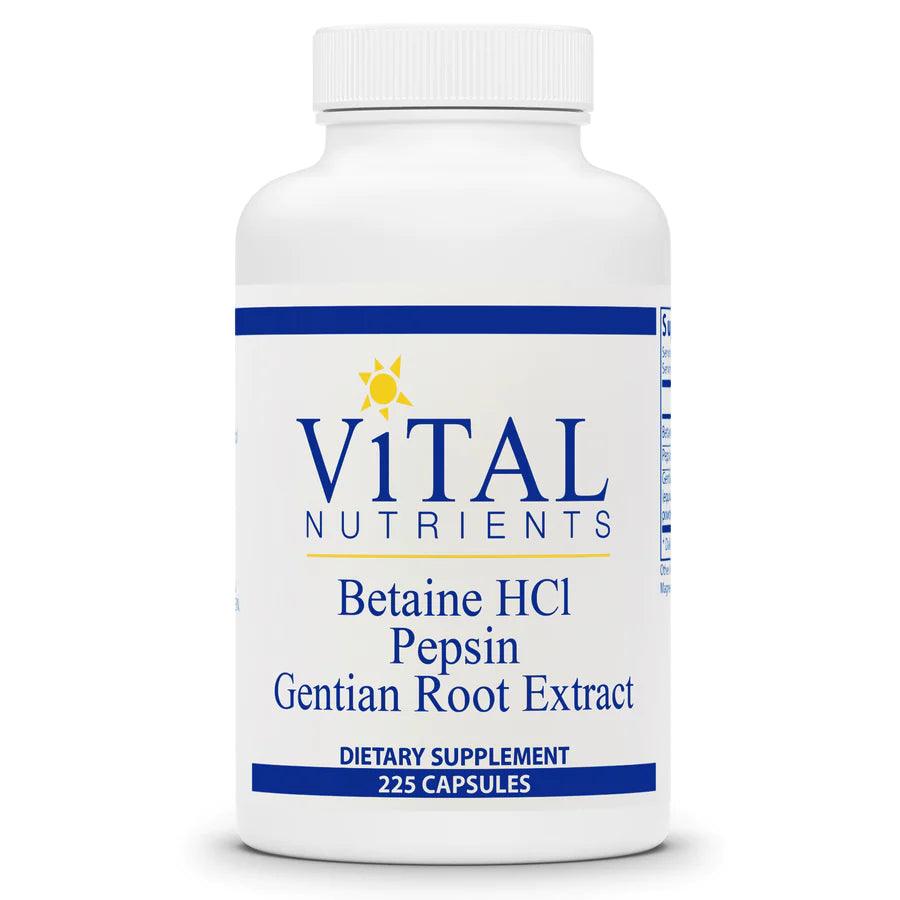 Betaine HCl Pepsin Gentian Root Extract - Pharmedico