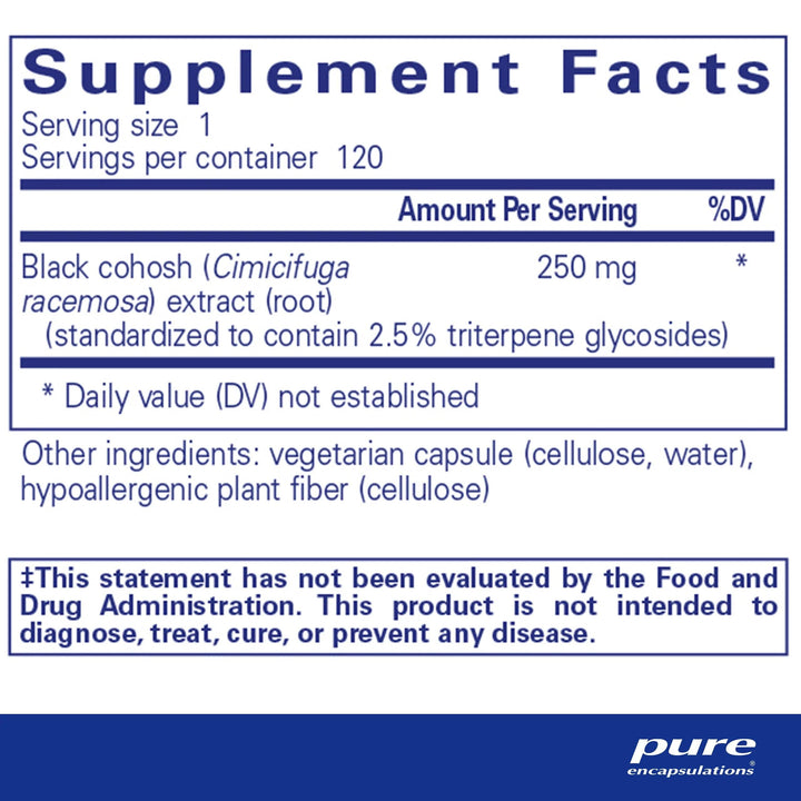 Black Cohosh 2.5 - Pharmedico