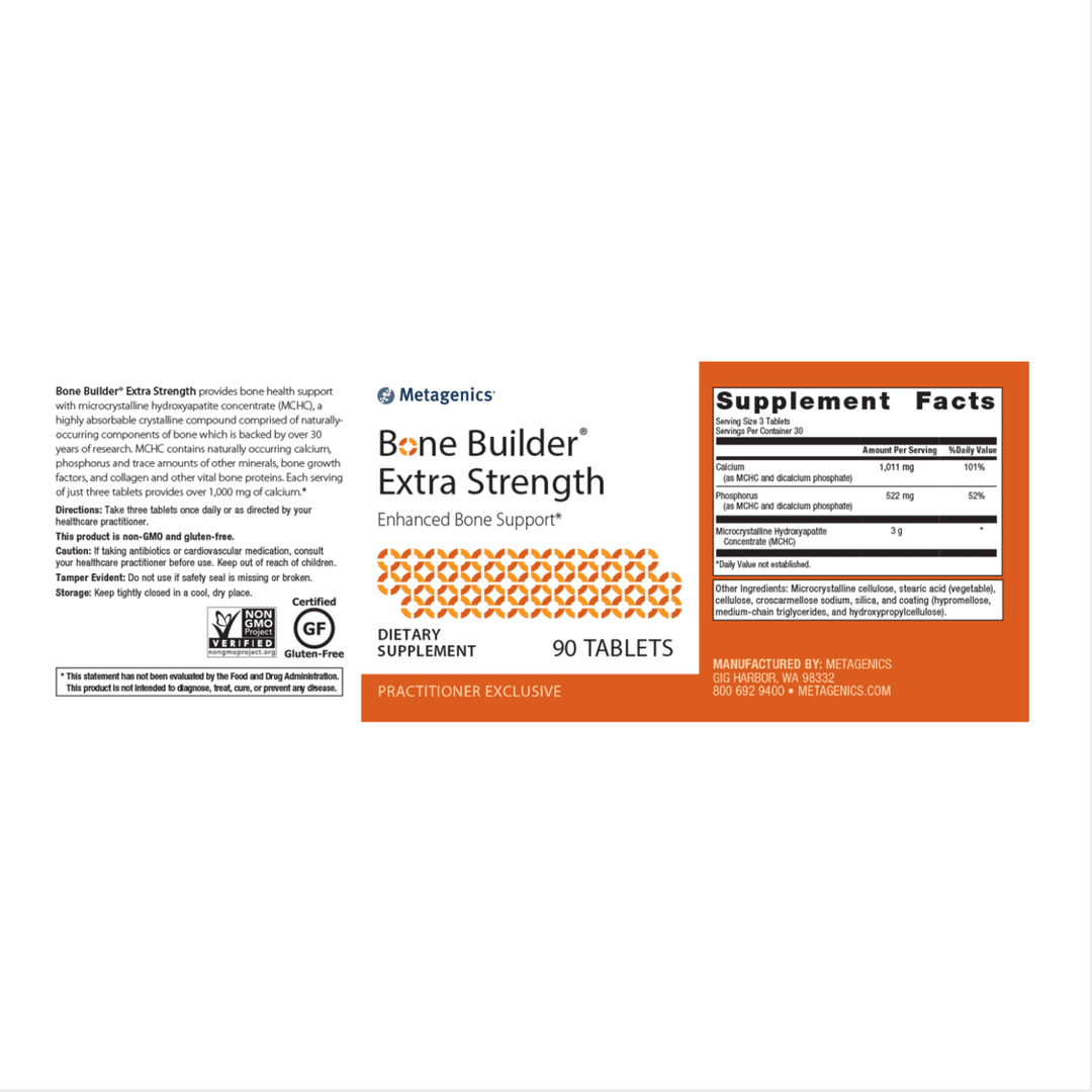 Bone Builder® Extra Strength (formerly Cal Apatite 1000) label