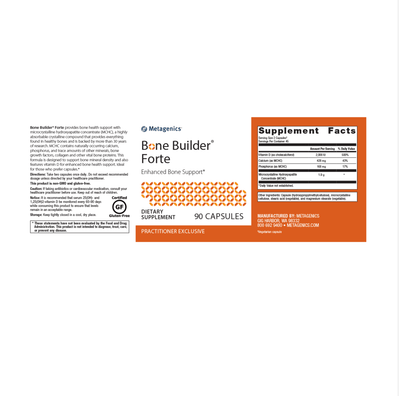Bone Builder® Forte label