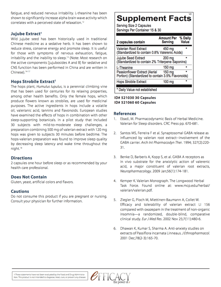 Botanicalm PM clinical info 2 - Pharmedico