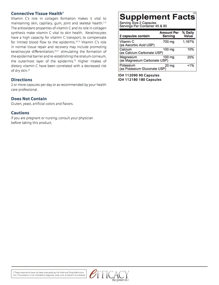 Buffered C Capsules clinical info 2- Pharmedico